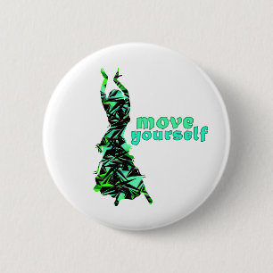 Dancer *Jinx* 2 Inch Round Button