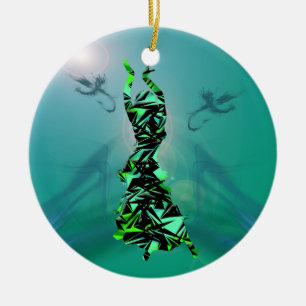 Dancer *Jinx* Ceramic Ornament