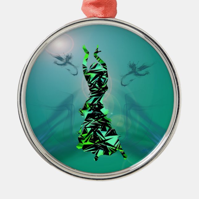 Dancer *Jinx* Metal Ornament (Front)