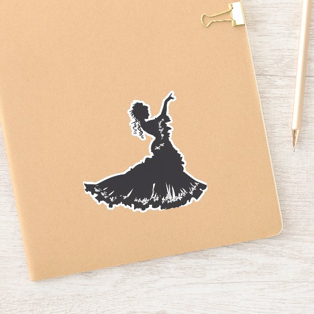 Dancer Lady Silhouette (Notebook)