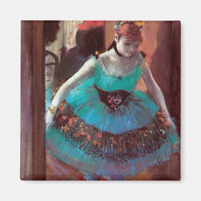 Dancer Leaving Her Dressing Room by Degas Magnet (Front)