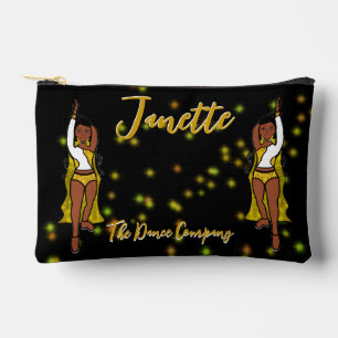 Dancer/Majorette Yellow Spark Accessory Pouch