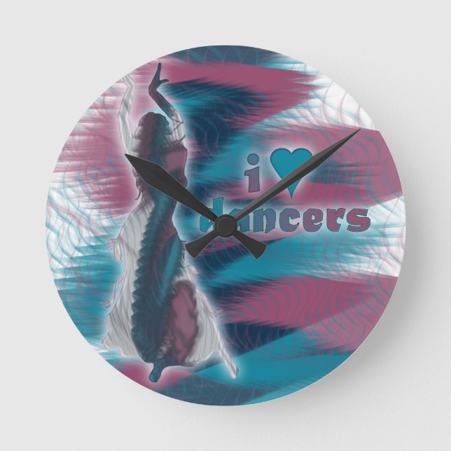 Dancer *Mako* Round Clock (Front)