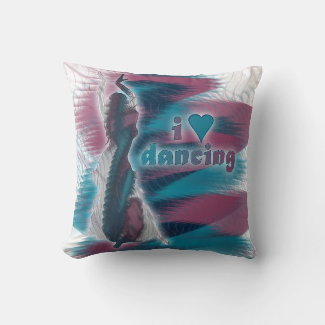 Dancer *Mako* Throw Pillow (Front)