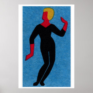 Dancer - Matchbox Print - Aesthetic Wall Art