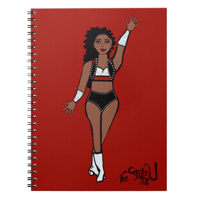 Dancer Notebook Red / Black / White (Front)