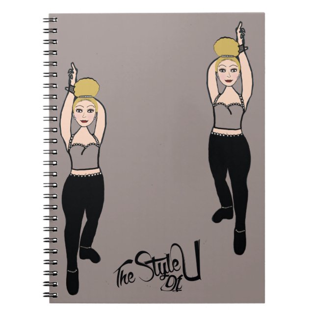 Dancer Notebook Smoke / Black (Front)