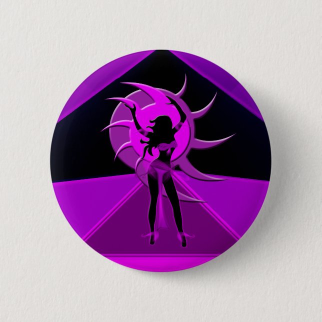 Dancer *Onca* 2 Inch Round Button (Front)