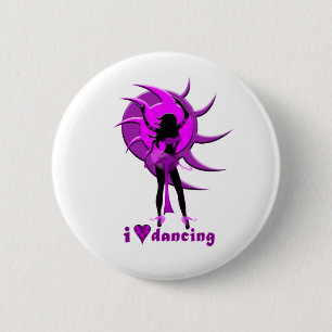 Dancer *Onca* 2 Inch Round Button