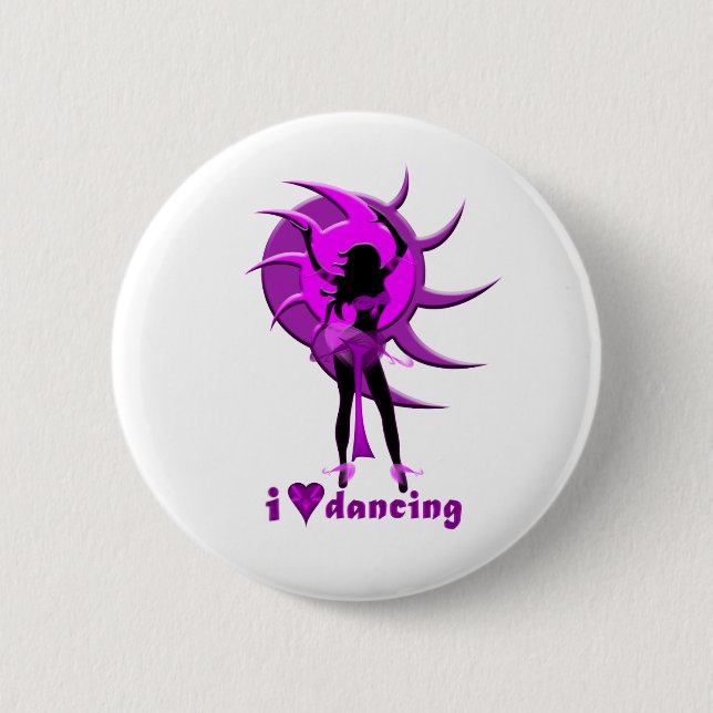 Dancer *Onca* 2 Inch Round Button (Front)