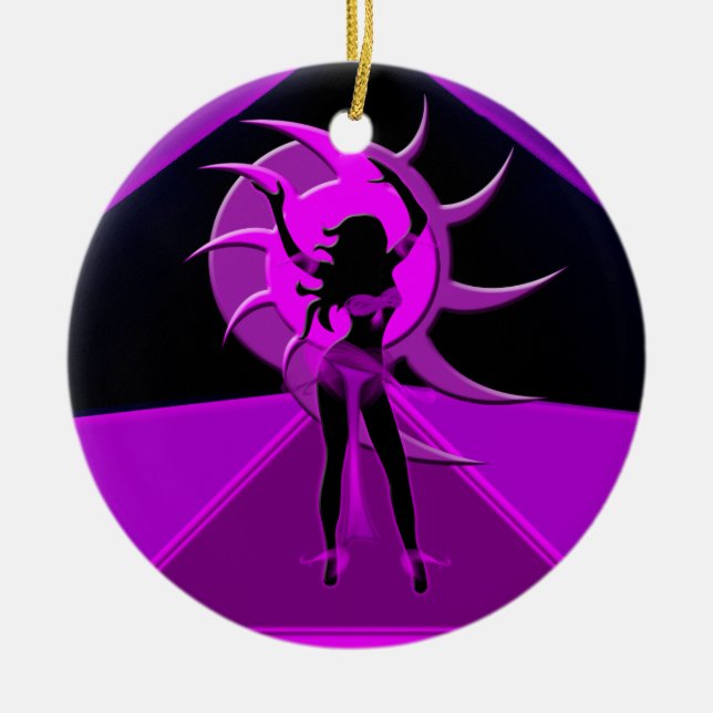 Dancer *Onca* Ceramic Ornament (Front)