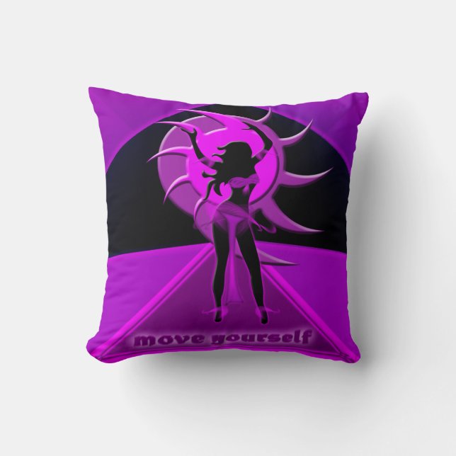 Dancer *Onca* Throw Pillow (Front)