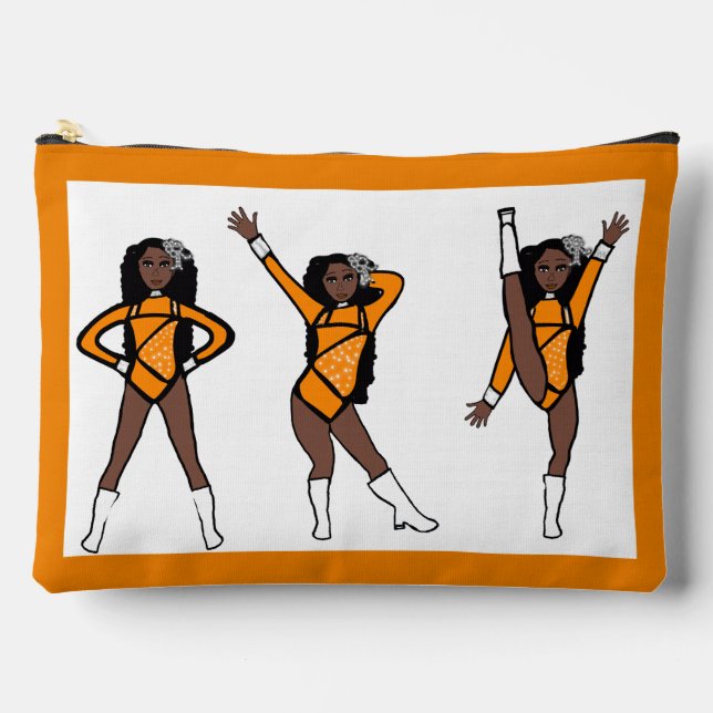  Dancer Orange Diamond  A Accessory Pouch (Front)