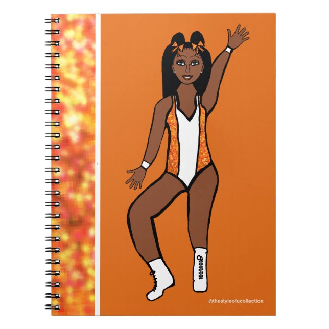 Dancer  Orange Spark Notebook #1 (Front)