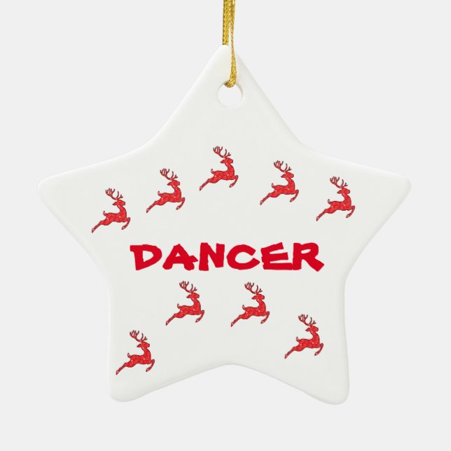 DANCER- ORNAMENT (THE REINDEERS) (Back)