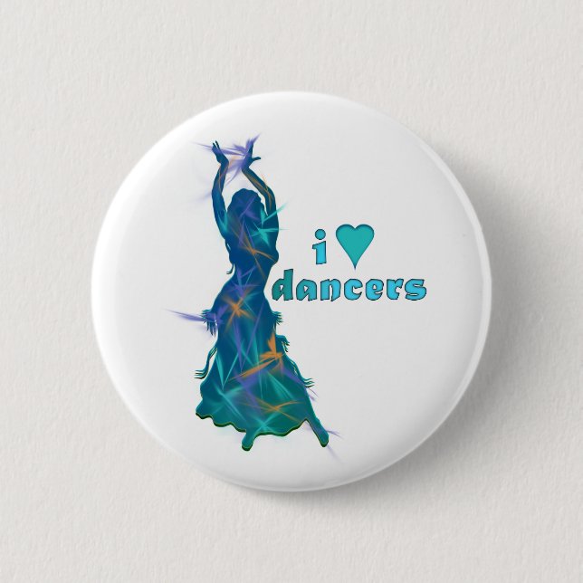Dancer *Pheja* 2 Inch Round Button (Front)