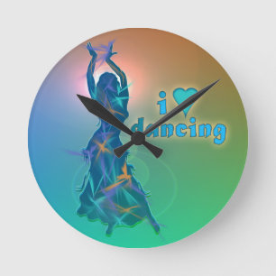 Dancer *Pheja* Round Clock
