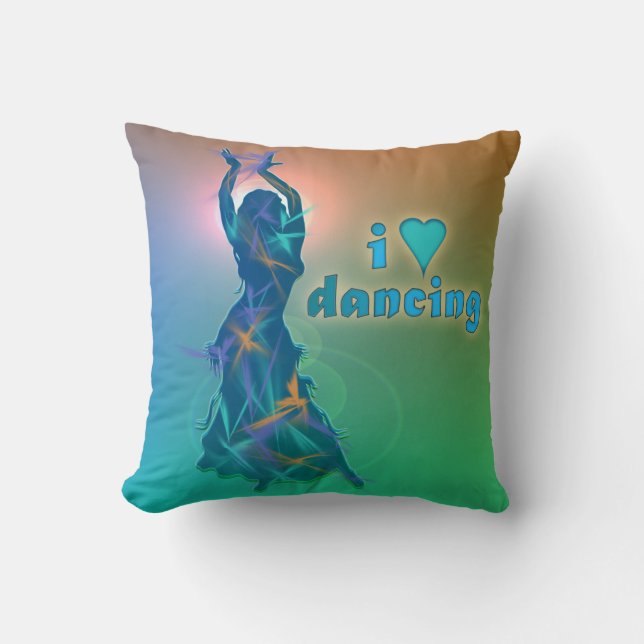 Dancer *Pheja* Throw Pillow (Front)