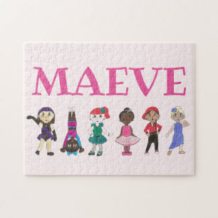 DANCER Pink Ballet Ballerina Tap Dance Teacher Jigsaw Puzzle