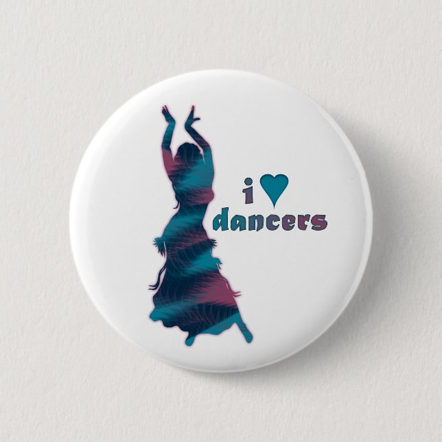 Dancer *Porcha* 2 Inch Round Button (Front)