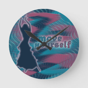 Dancer *Porcha* Round Clock