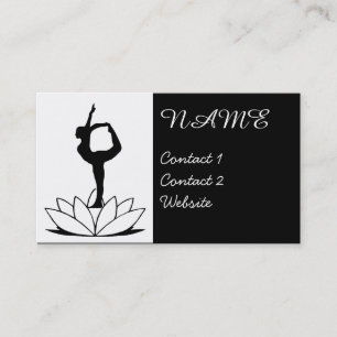 Dancer Pose - Yoga Business Card
