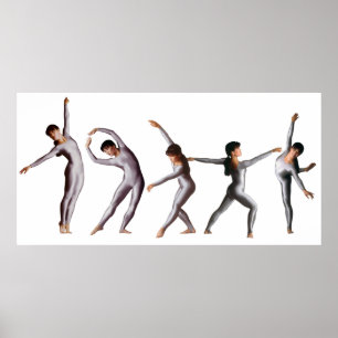 Dancer Poses Poster