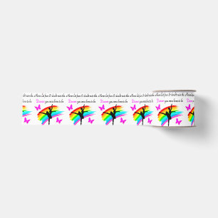 DANCER QUOTE GROSGRAIN RIBBON