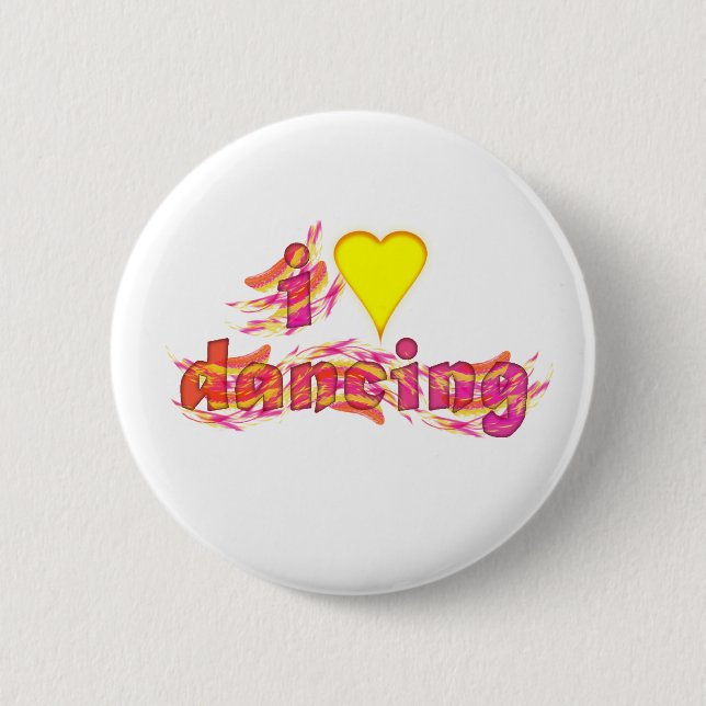 Dancer *Rayjii* 2 Inch Round Button (Front)