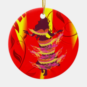 Dancer *Rayjii* Ceramic Ornament