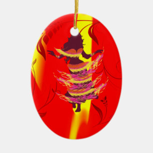 Dancer *Rayjii* Ceramic Ornament