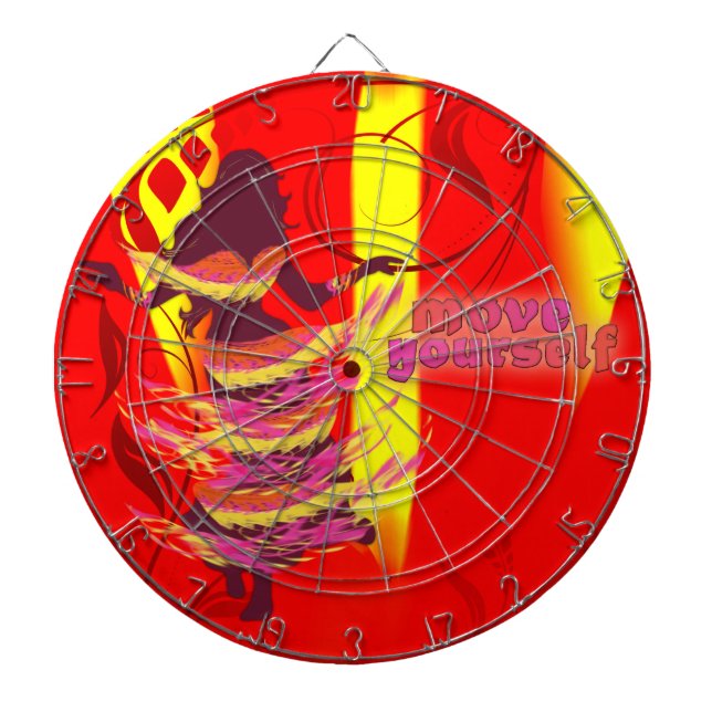Dancer *Rayjii* Dartboard (Front)