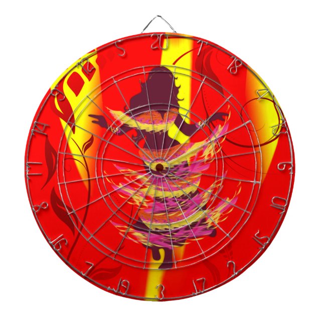 Dancer *Rayjii* Dartboard (Front)