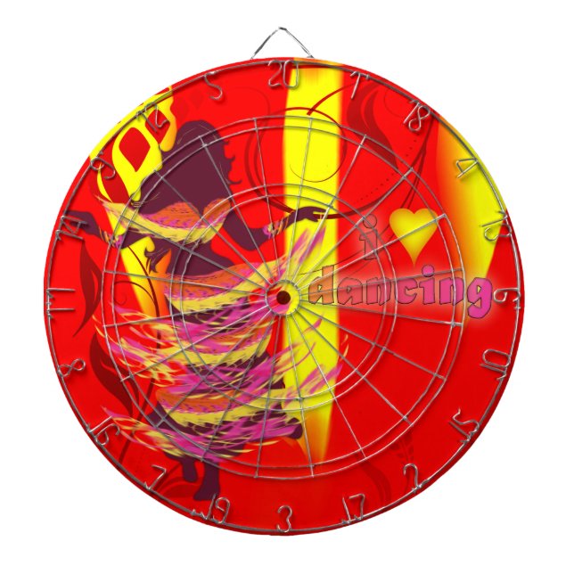 Dancer *Rayjii* Dartboard (Front)
