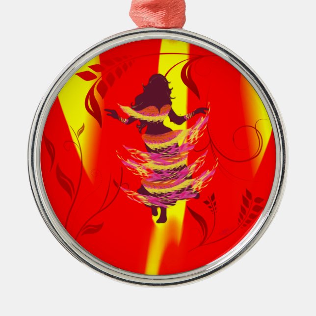 Dancer *Rayjii* Metal Ornament (Front)