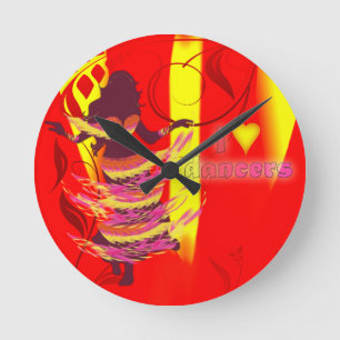 Dancer *Rayjii* Round Clock