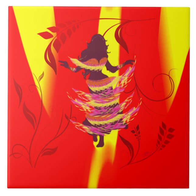 Dancer *Rayjii* Tile (Front)