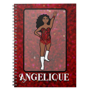 Dancer Red Fringe Notebook #1