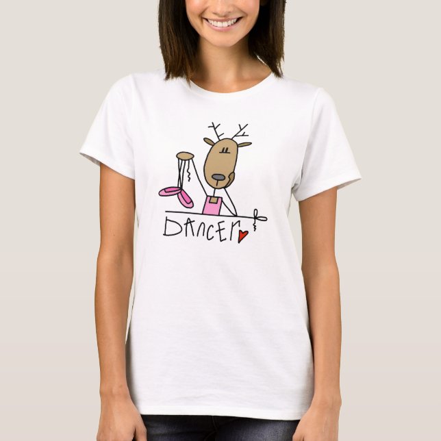Dancer Reindeer T-shirts and Gifts (Front)
