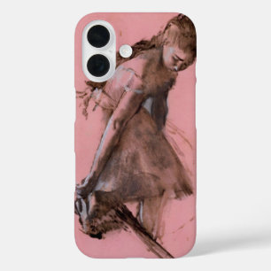Dancer Slipping on Her Shoe by Edgar Degas iPhone 16 Case