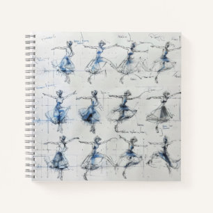 Dancer Steps Scribble Notebook