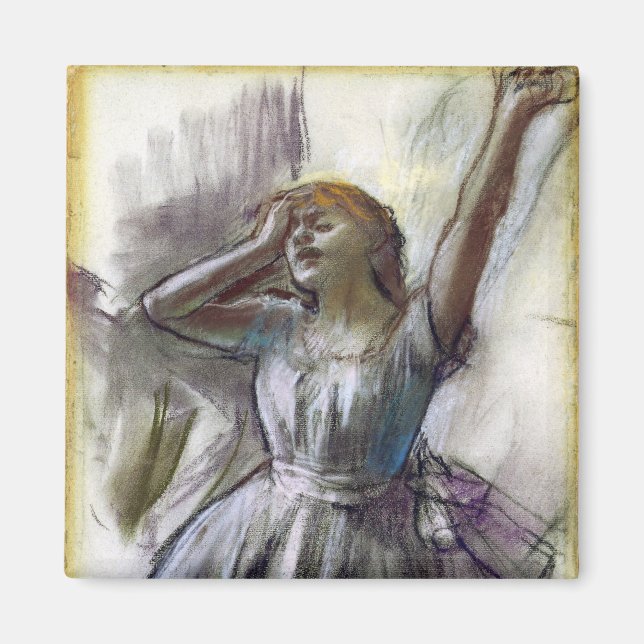Dancer Stretching by Degas Magnet (Front)