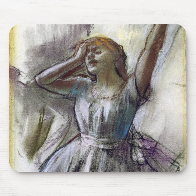 Dancer Stretching by Degas Mouse Pad (Front)