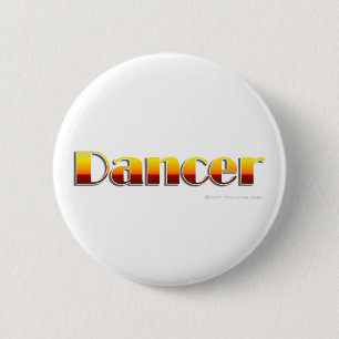 Dancer (Text Only) 2 Inch Round Button