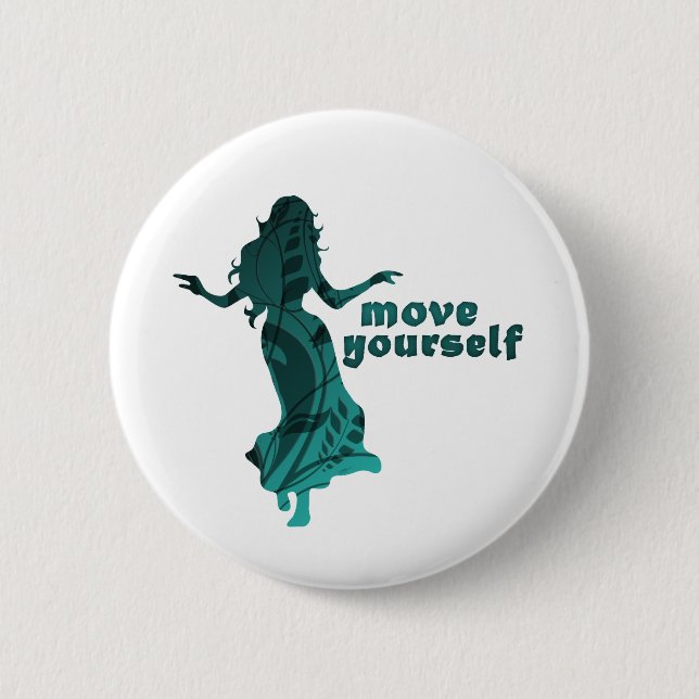 Dancer *Tonia* 2 Inch Round Button (Front)