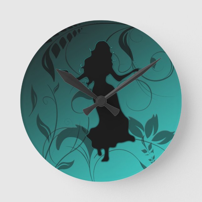 Dancer *Tonia* Round Clock (Front)
