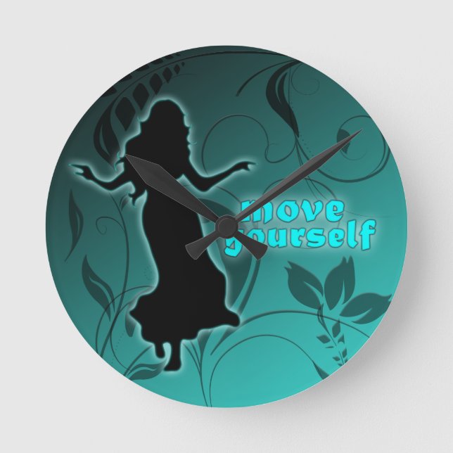 Dancer *Tonia* Round Clock (Front)