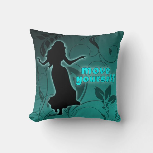 Dancer *Tonia* Throw Pillow (Front)