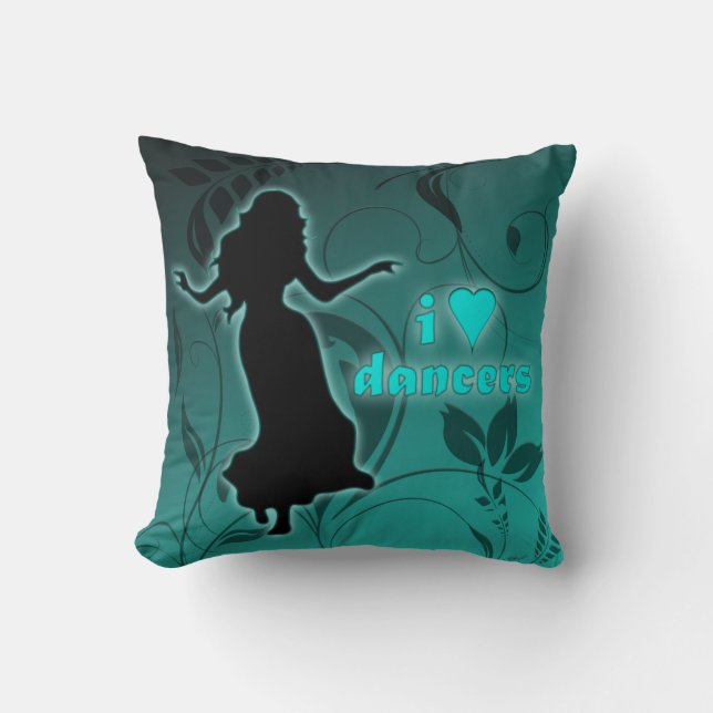 Dancer *Tonia* Throw Pillow (Front)
