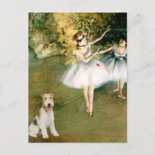 Dancer - Wire Fox Terrier #1 Postcard (Front)